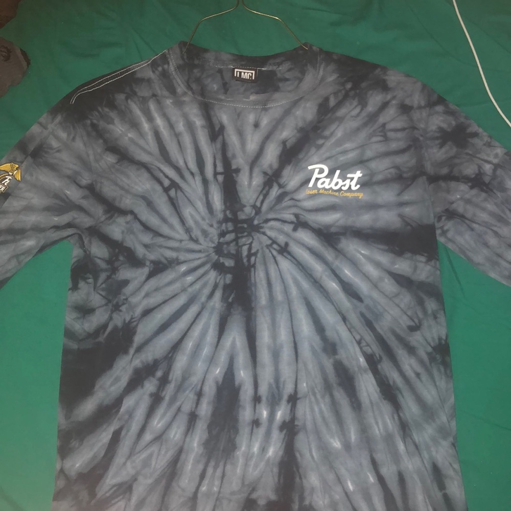 Loser Machine CompanyxPBR black tiedye longsleeve